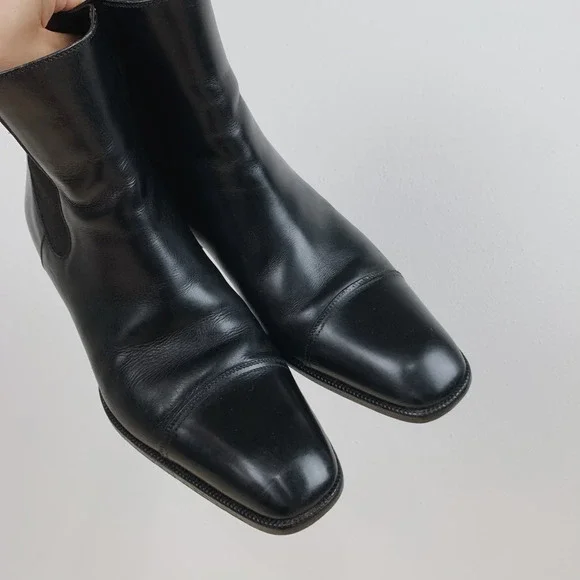 Tom Ford Black Leather Boots